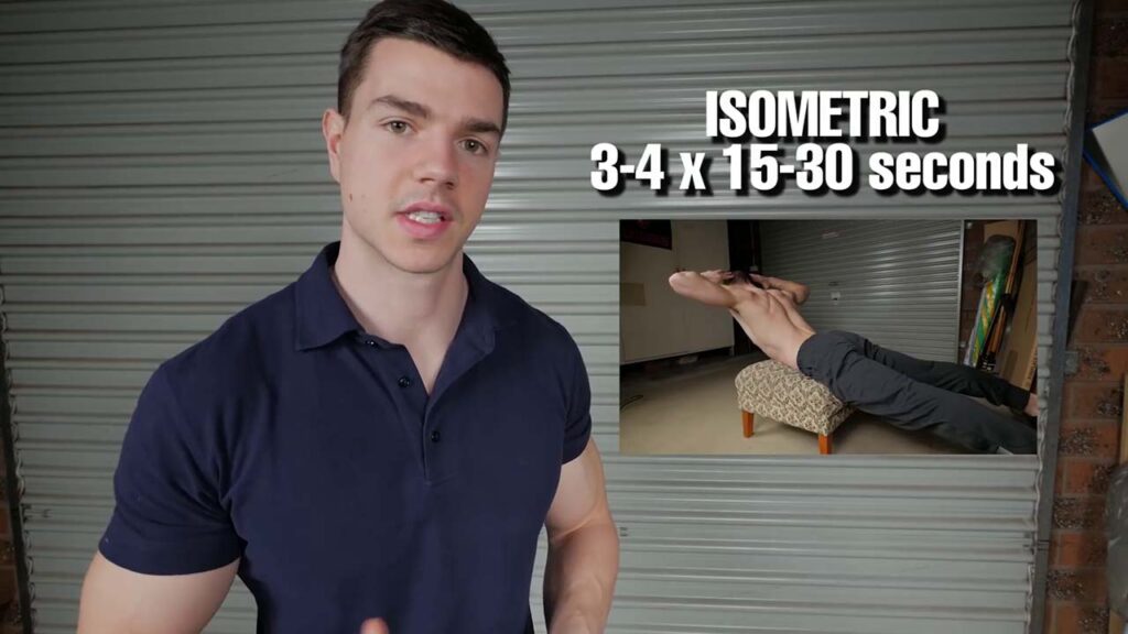 isometric lower back at home