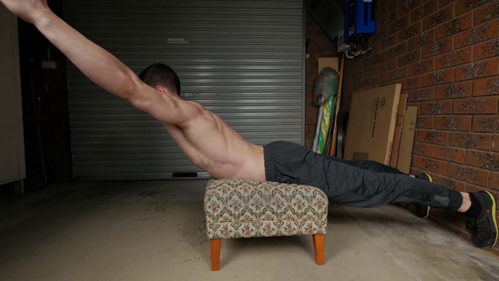 Back calisthenics no online equipment